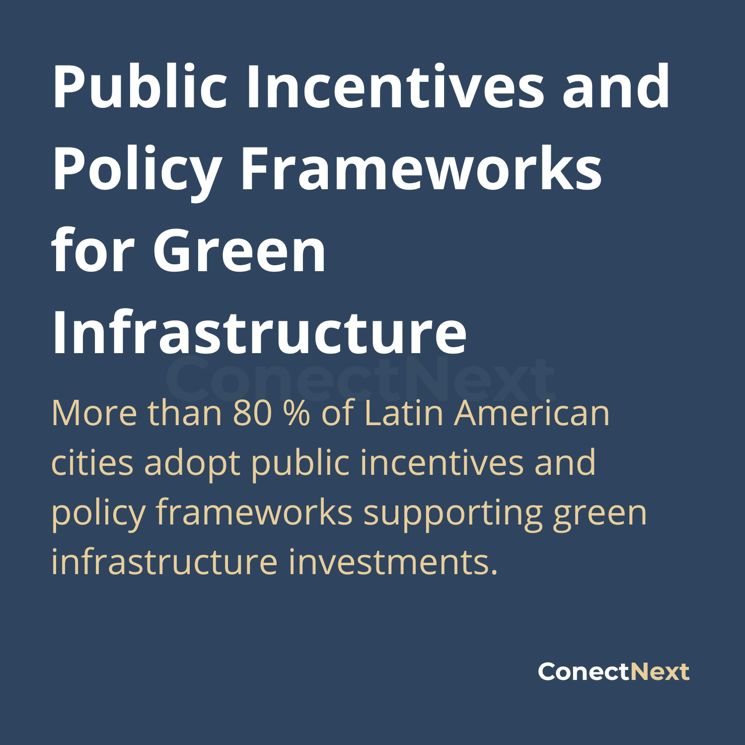 Public Incentives and Policy Frameworks for Green Infrastructure
