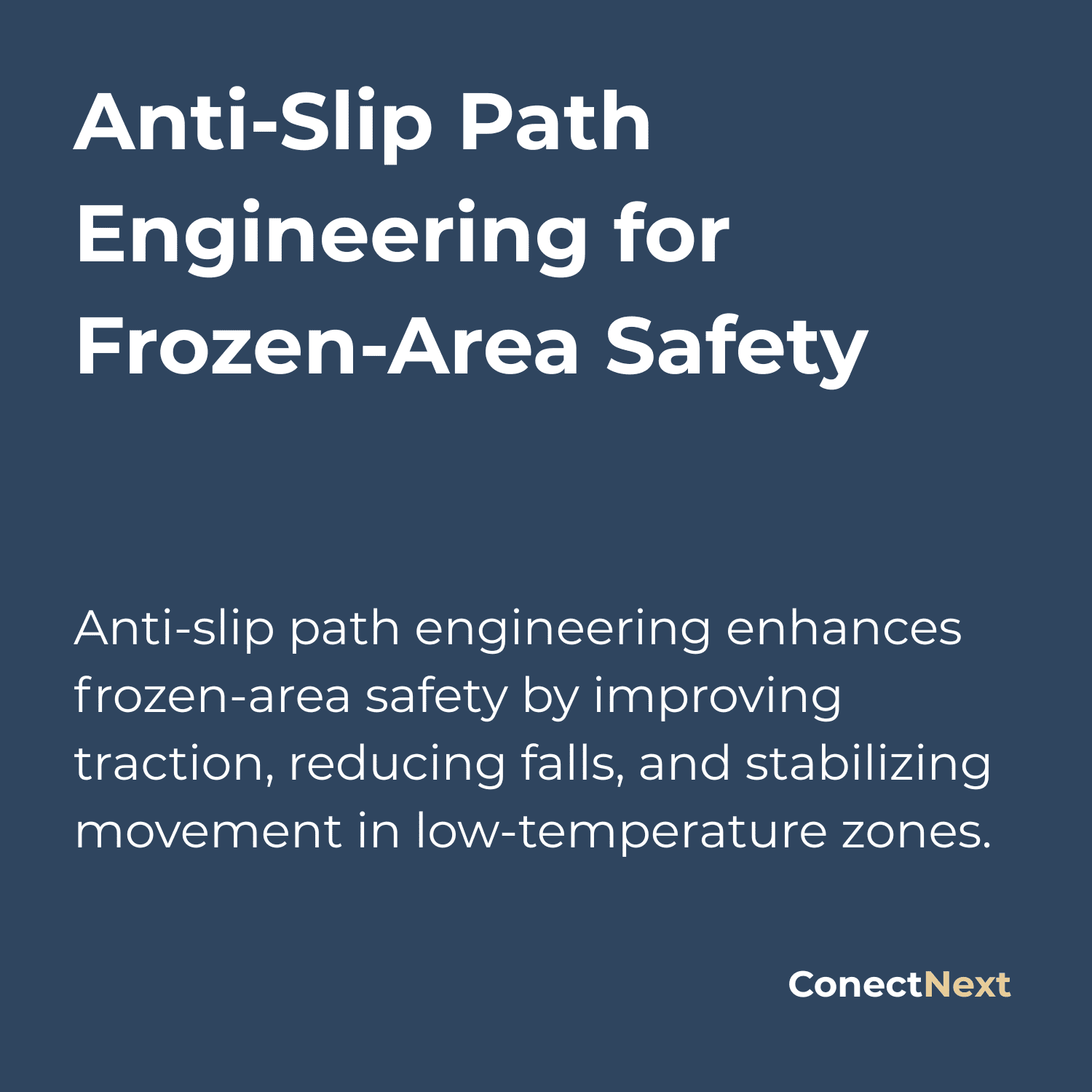 Anti-Slip Path Engineering for Frozen-Area Safety