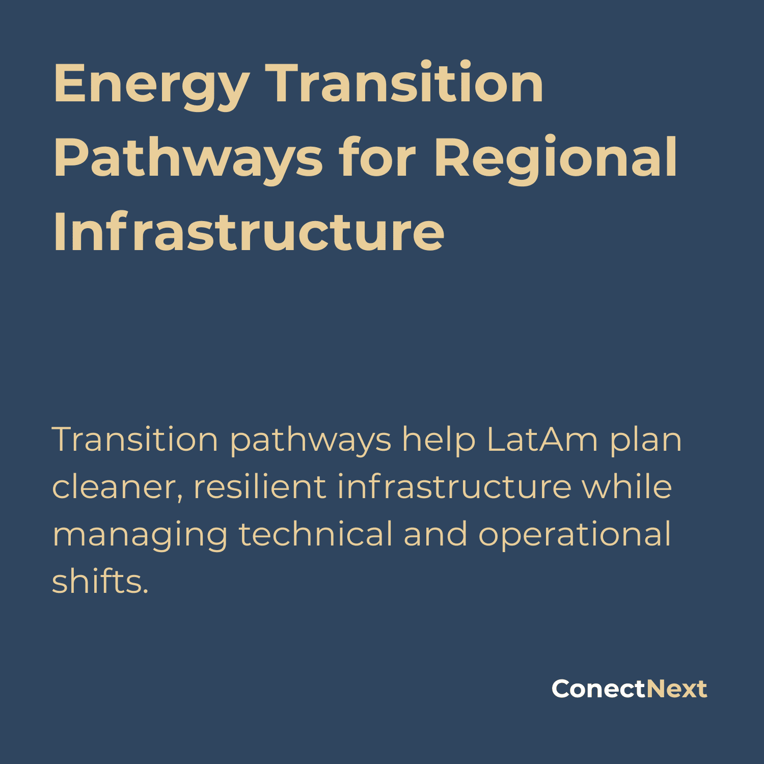 Energy Transition Pathways for Regional Infrastructure