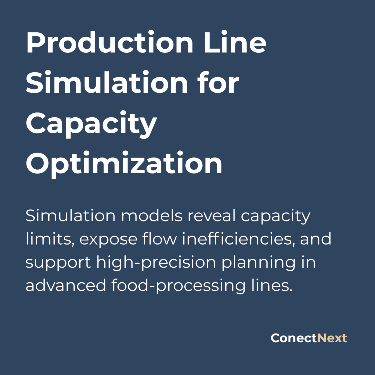 Production Line Simulation for Capacity Optimization