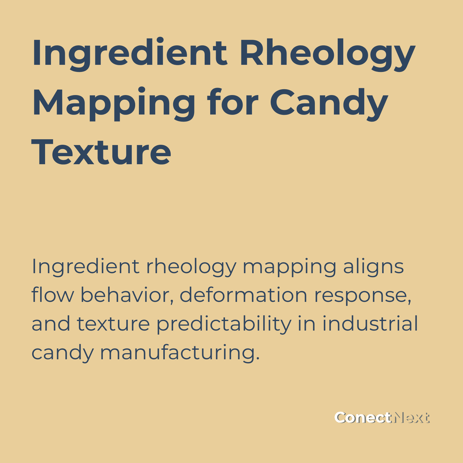 Texture Map Rheology Ingredient Rheology Mapping for Candy Texture | ConectNext