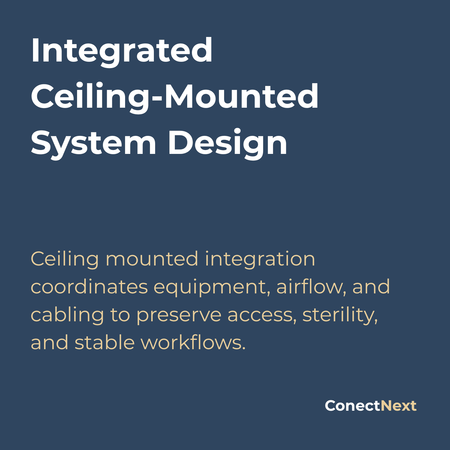 Integrated Ceiling-Mounted System Design