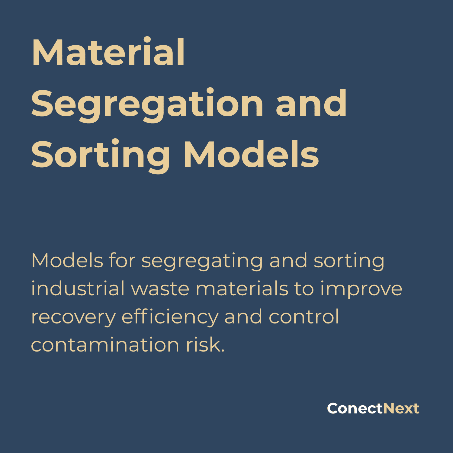 Material Segregation and Sorting Models | ConectNext