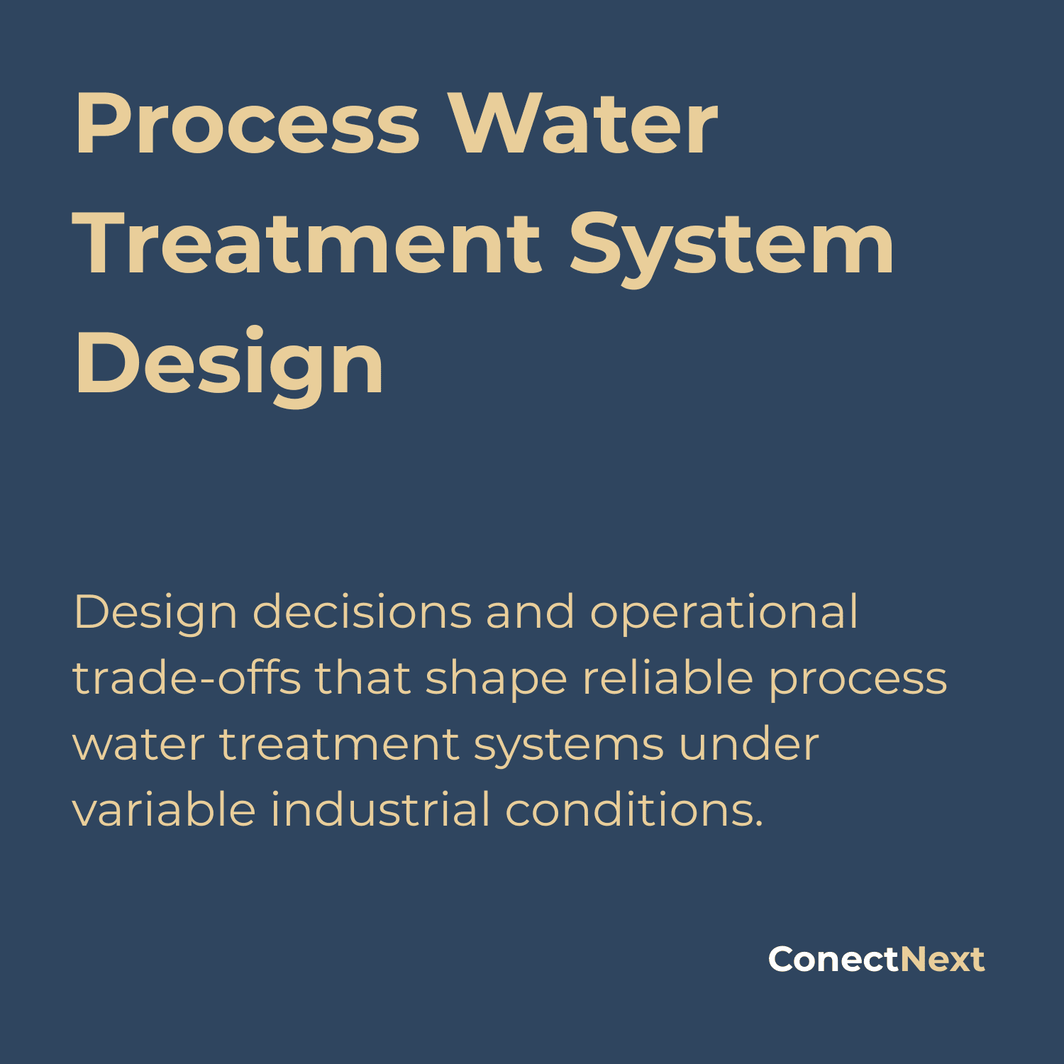 Process Water Treatment System Design