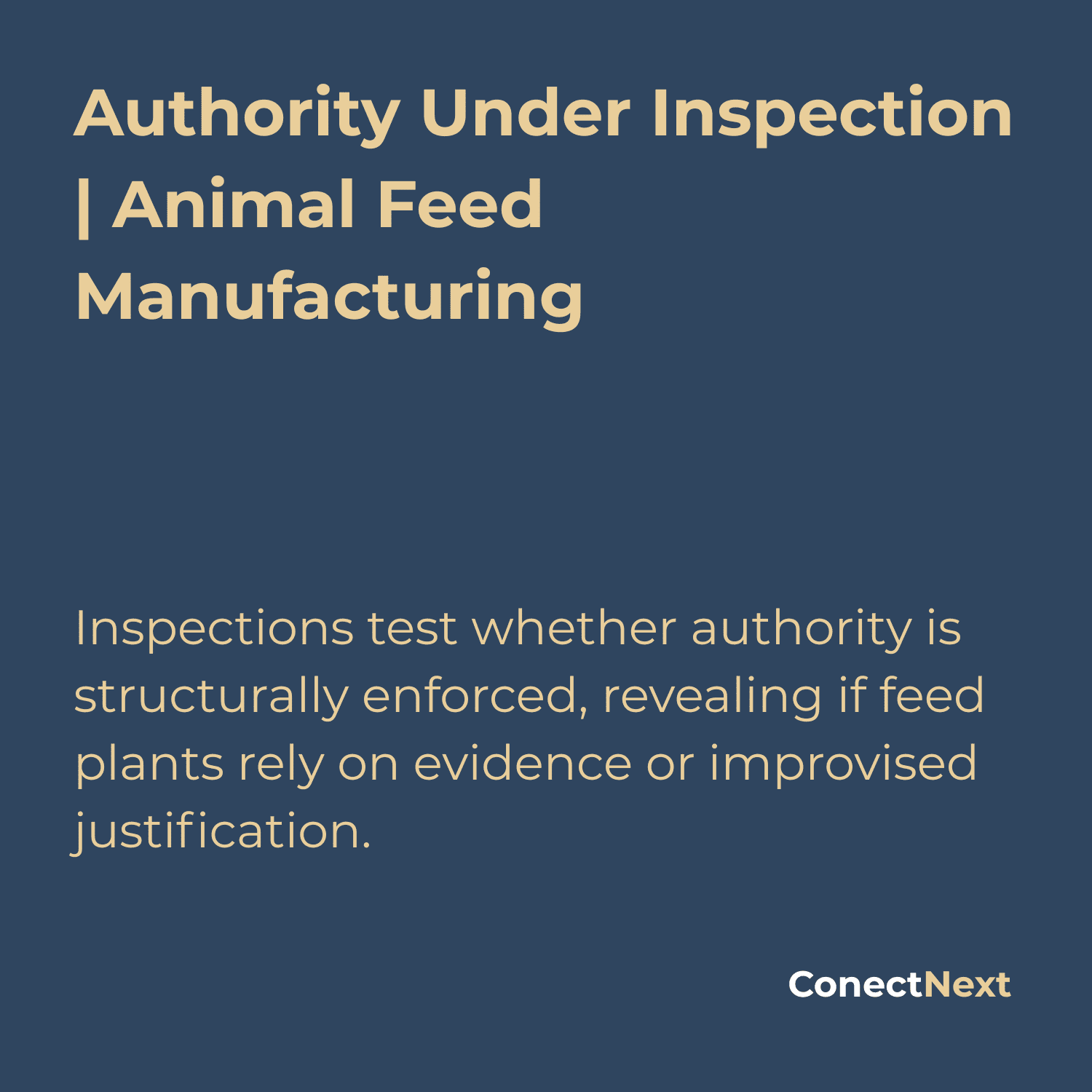 Feed Manufacturing Inspection Authority Under Inspection | Animal Feed Manufacturing