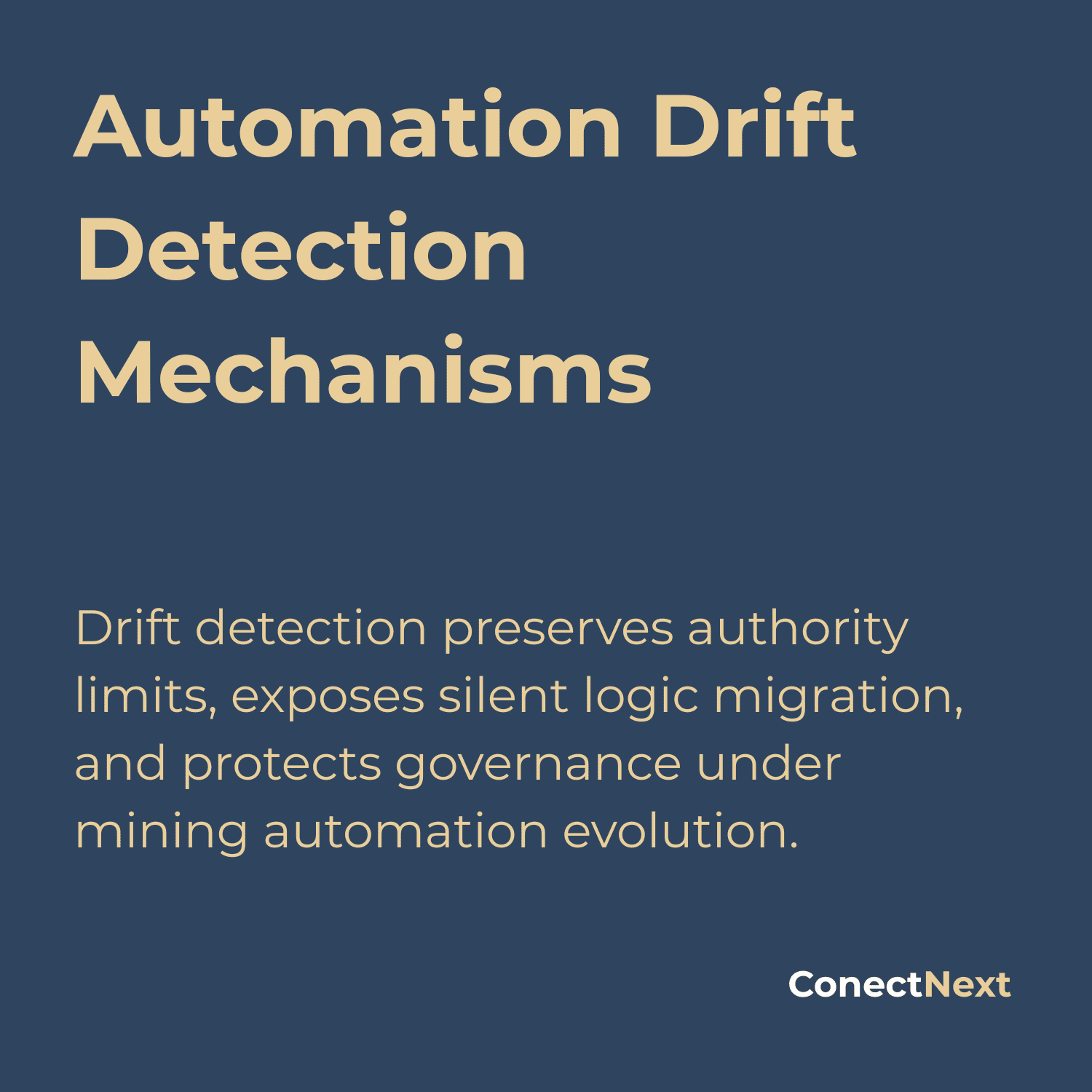 Automation Drift Detection Mechanisms