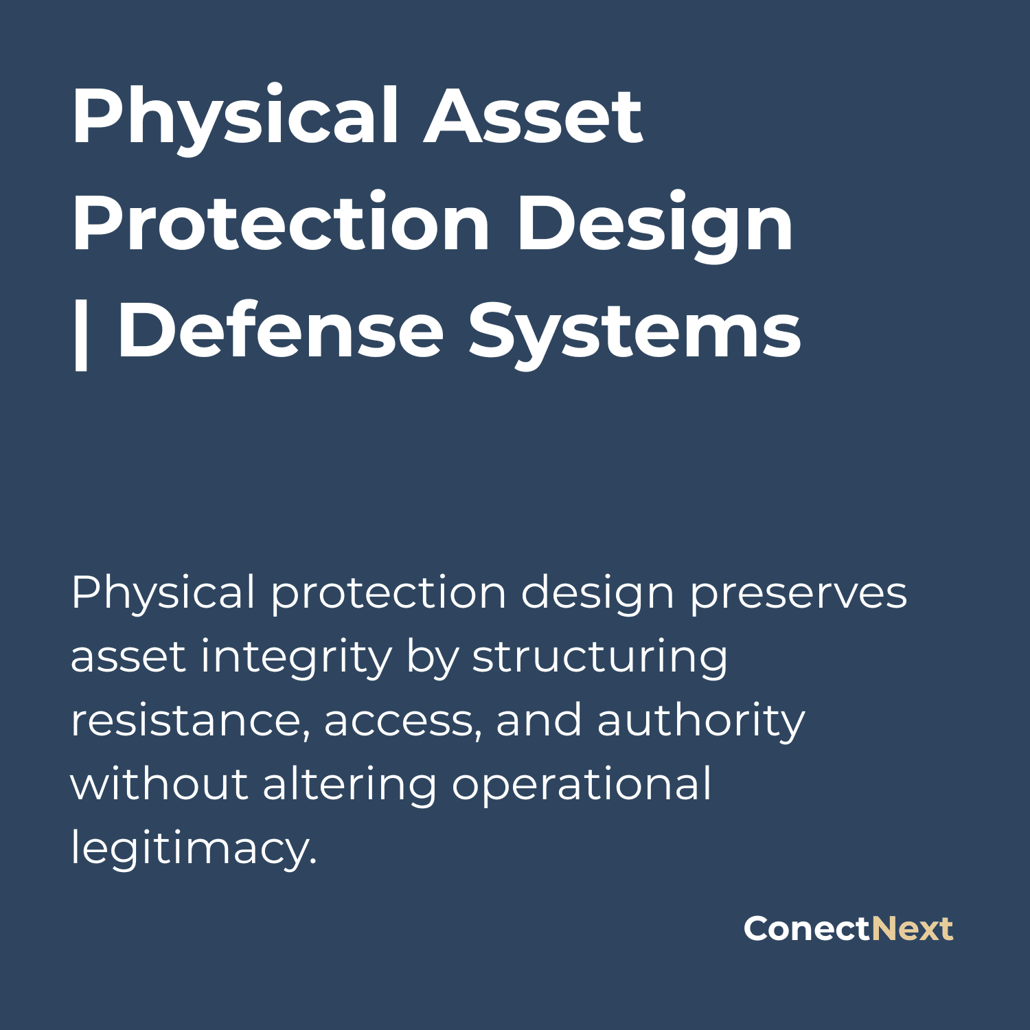 Physical Asset Protection Design | Defense Systems