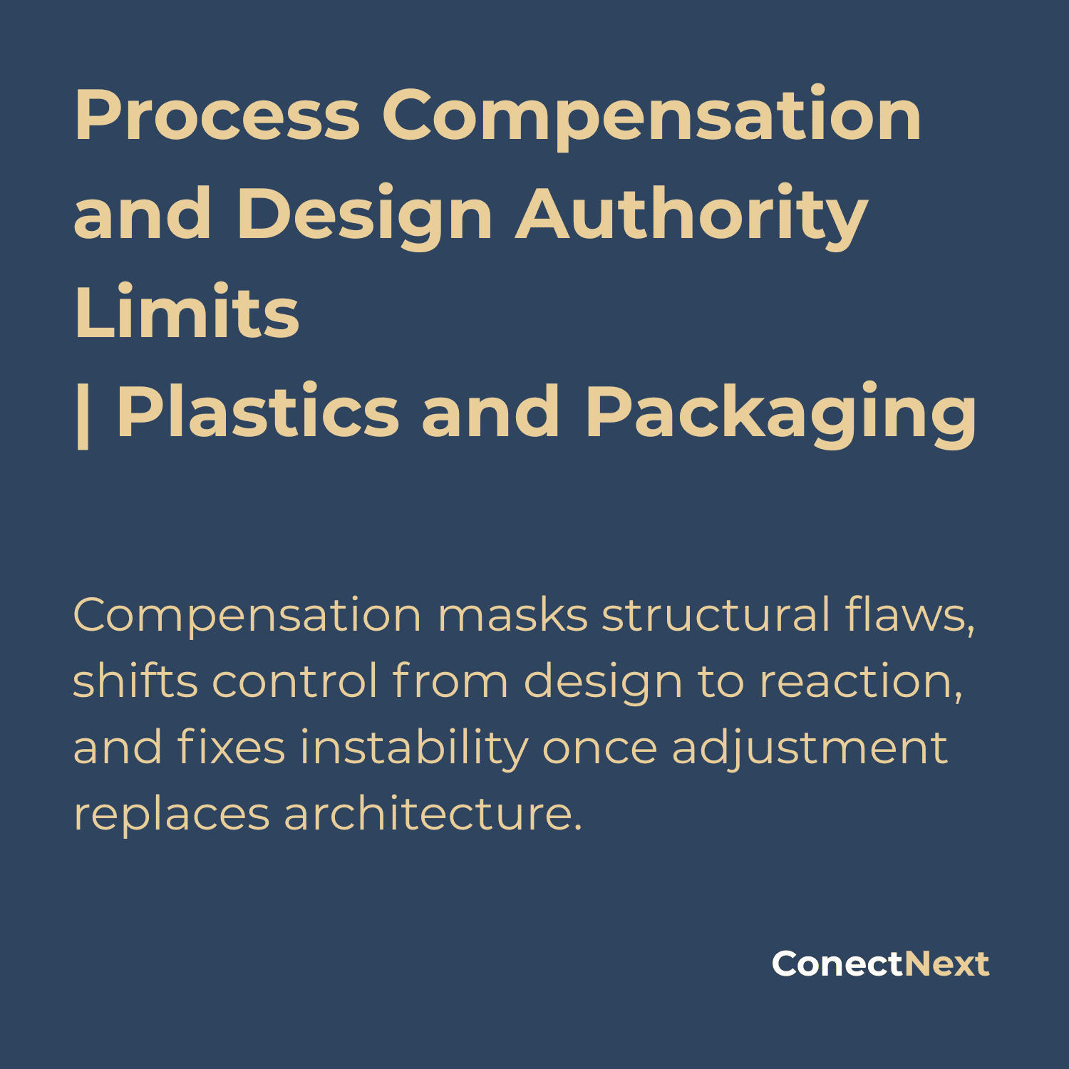 Process Compensation and Design Authority Limits | Plastics and Packaging
